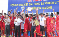 VCK U17 Quốc gia 2018: Đánh bại SLNA, Viettel chính thức lên ngôi vô địch