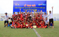 Chùm ảnh U17 Viettel rạng rở đăng quang ngôi vô địch