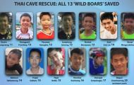 CỰC NÓNG! 12 cầu thủ và HLV đội bóng nhí Thái Lan đã được giải cứu