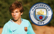 Tài năng trẻ dứt áo rời Barca, gia nhập Man City