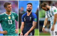 Những tiền đạo có phong độ thảm hoạ tại World Cup 2018
