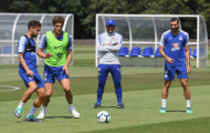 Sắp bay ghế, Conte vẫn miệt mài tập luyện cho Chelsea