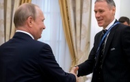 Giữa lúc Nga - Hà Lan căng thẳng, Van Basten công khai gặp gỡ Putin