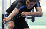 Icardi cực kì tinh nghịch trong ngày Inter hội quân