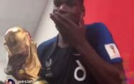 Pogba quẩy nhiệt tình với cúp vàng cùng đồng đội, 'troll' tuyển Anh tới bến