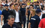 Ronaldo cực bảnh bao trước hàng nghìn cổ động viên Juventus