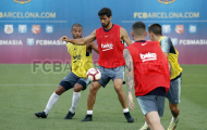 Andre Gomes vẫn tập luyện cật lực dù được Arsenal để ý