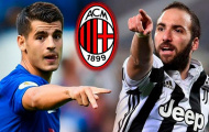 Góc AC Milan: Morata và Higuain sẽ là những chữ ký 'lệch pha'?