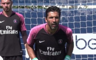 Buffon trở lại tập luyện sau trận ra mắt ác mộng cho PSG