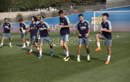 Barca tập luyện cật lực trước ngày hành quân đến Mỹ