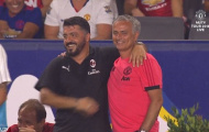 Thấy học trò đá hỏng, Gattuso xin Mourinho đá phạt đền