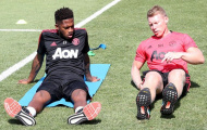 Vừa đến Mỹ, Fred đã lao vào tập luyện cùng Man Utd