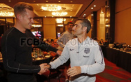 'Người nhện' Ter Stegen tái ngộ đồng đội trên đất Mỹ