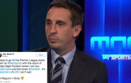 Gary Neville gây bão với dòng trạng thái về mục tiêu của Man Utd