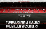 Kênh Youtube của Man Utd thiết lập cột mốc siêu khủng