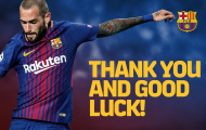 CHÍNH THỨC: Aleix Vidal rời Barcelona với giá rẻ mạt