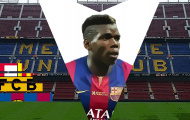 Paul Pogba sẽ đá ở đâu trong đội hình của Barca?