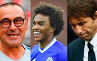 Willian tâng bốc Sarri, đổ lỗi cho... con gái vì mâu thuẫn với Conte 
