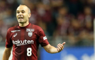 Iniesta tiếp tục tỏa sáng trên đất Nhật Bản sau pha ghi bàn đẳng cấp