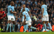 TOÀN CẢNH phòng thay đồ ngập tiếng chửi thề của Man City sau trận thua M.U
