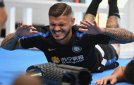 Icardi 'nhăn nhó' tập luyện sau ngày ra quân tệ hại