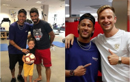 Neymar bất ngờ trở lại trong buổi tập luyện của Barca