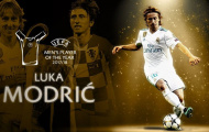 TỔNG HỢP giải thưởng cá nhân hay nhất năm của UEFA: Modric hạ bệ Ronaldo