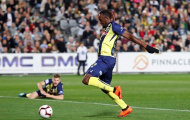 Ra mắt bằng trận thắng tưng bừng, Usain Bolt mơ tới Man Utd