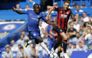 SỐC: Kante làm điều 'không thể tin nổi' trong trận gặp Bournemouth