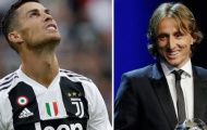 Phản ứng bất ngờ của Ronaldo dành cho Modric sau Gala UEFA 