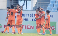 Cựu tuyển thủ U23 Việt Nam ghi bàn, SHB Đà Nẵng tiễn XSKT Cần Thơ về gần hạng nhất