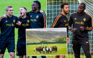 Lukaku lộ biểu cảm khó đỡ trên sân tập tuyển Bỉ