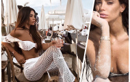 Nghỉ Hè, tình cũ của cựu sao Man City khoe loạt ảnh bikini bốc lửa