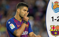 Highlights: Real Sociedad 1-2 Barcelona (Vòng 4 giải VĐQG Tây Ban Nha)