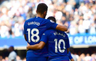 Lập hattrick, Hazard chọn người đá cặp hoàn hảo giữa Giroud và Morata