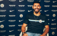 Nhận lương mới cao nhất Man City, Aguero cười tươi rói