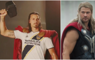 LA Galaxy tôn vinh Ibrahimovic bằng tạo hình 'thần Thor'