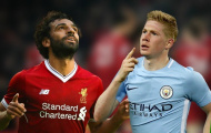 Đội hình kết hợp Liverpool vs Man City: Gạch tên Mo Salah & De Bruyne