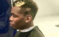 Pogba trình làng kiểu tóc 'flash' cực chất