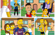 Sẽ ra sao khi các cầu thủ gia nhập Gia đình Simpson?
