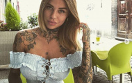 Lộ diện cô gái 'hình xăm' đi đêm với Aguero tại Mỹ