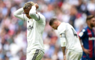 Real Madrid thiết lập kỷ lục buồn sau trận thua trước Levante