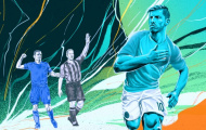 Aguero ghi bàn vượt mặt 2 huyền thoại, nhưng vẫn kém cựu sao M.U