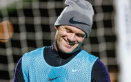 Rooney cười không ngớt trong buổi tập cùng tuyển Anh