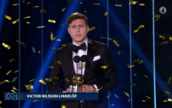 Chính thức: Lindelof trở thành cầu thủ xuất sắc nhất Thuỵ Điển 2018