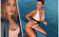 Fellaini từ bỏ đầu xù, bạn gái cũng xuống tóc mặc bikini đốt mắt fan