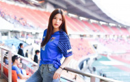 Danh tính hotgirl cổ vũ nhiệt tình đội tuyển Thái Lan