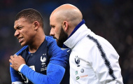 HLV Deschamps cập nhật về mức độ chấn thương của Mbappe