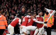 Arsenal nhuộm đỏ Emirates ngày đại thắng derby bắc London
