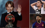 Luka Modric ẵm Quả bóng Vàng 2018: Thời và thế